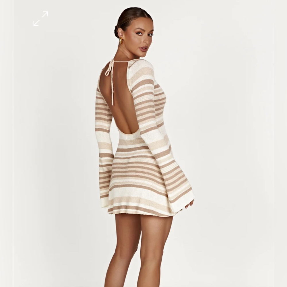 SOLD Meshki Back Open Mini Dress size XXS